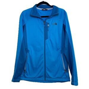 The North Face Men's Apex Bionic Soft Shell Jacket Blue Size Small Excellent